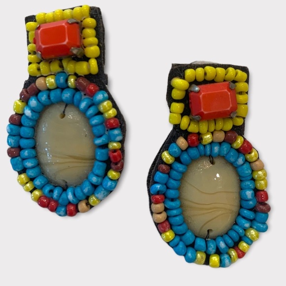 EARRINGS | Aztec Stud Earrings. - Picture 1 of 3